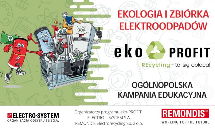 Nasza szkoła przystąpiła do projektu: „ekoPROFIT REcykling – to się opłaca!”.