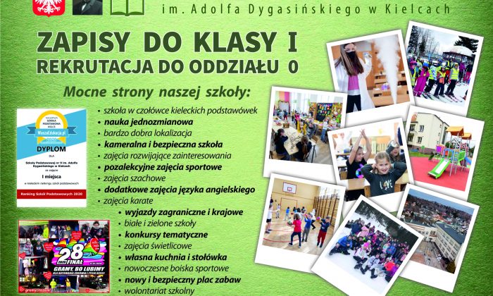 Zapisy do klasy I