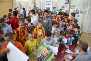 Spotkanie z piłkarzami Korony Kielce