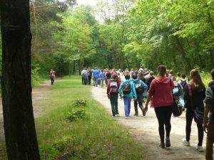 Rajd pieszy szlakiem do Rezerwatu Biesak Białogon
