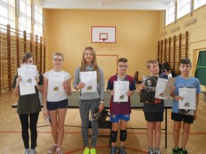 III Wiosenny Turniej Tenisa Stołowego dla klas 4-6 SP 9