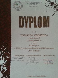 Konkurs Biblioteczny „Mój ex libris”