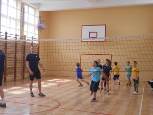 Dziś w naszej szkole gościli siatkarze Effectora Kielce
