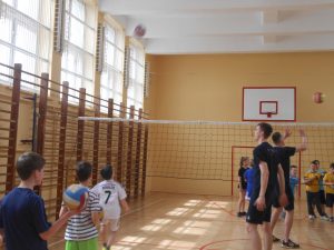 Dziś w naszej szkole gościli siatkarze Effectora Kielce