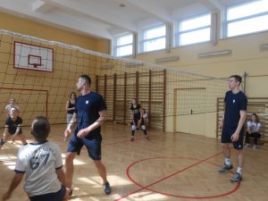 Dziś w naszej szkole gościli siatkarze Effectora Kielce